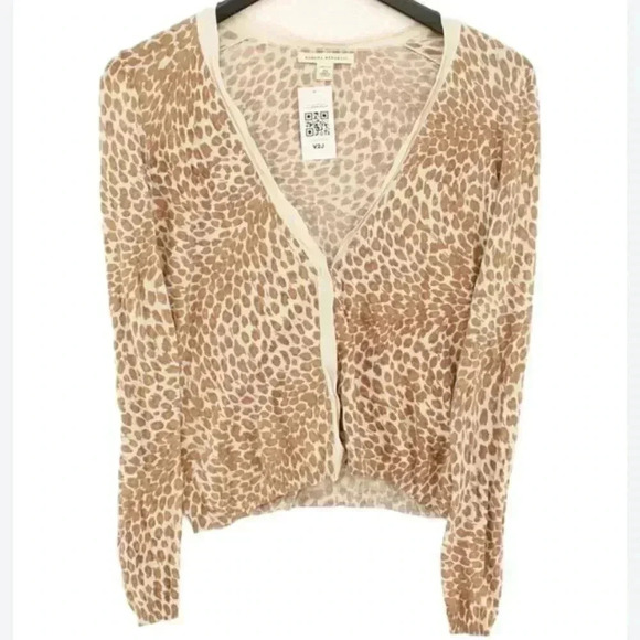 Banana Republic Leopard Print Button-Front Cardigan – Size Small - Picture 3 of 6